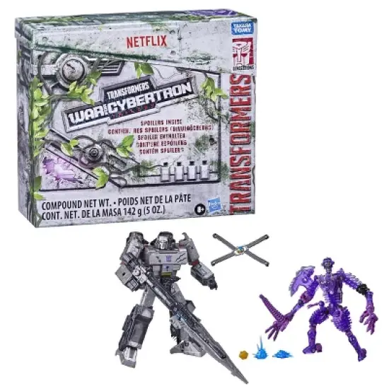 Megatron and Paleotrex Set of 2 Netflix Edition | Transformers Generations War for Cybertron Trilogy Action figures image {4}