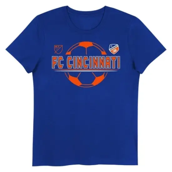MLS FC Cincinnati Girls' Short Sleeve Crew Neck T-Shirt image {1}