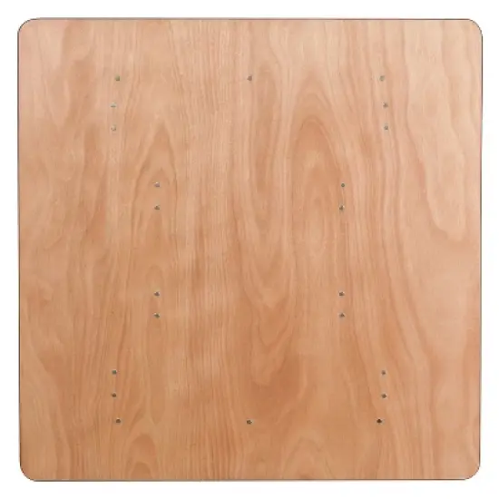 Flash Furniture 4-Foot Square Wood Folding Banquet Table image {6}