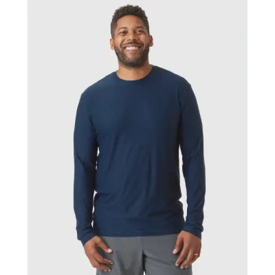 Men's Active Long Sleeve Crew Neck T-Shirt - True Classic image {8}