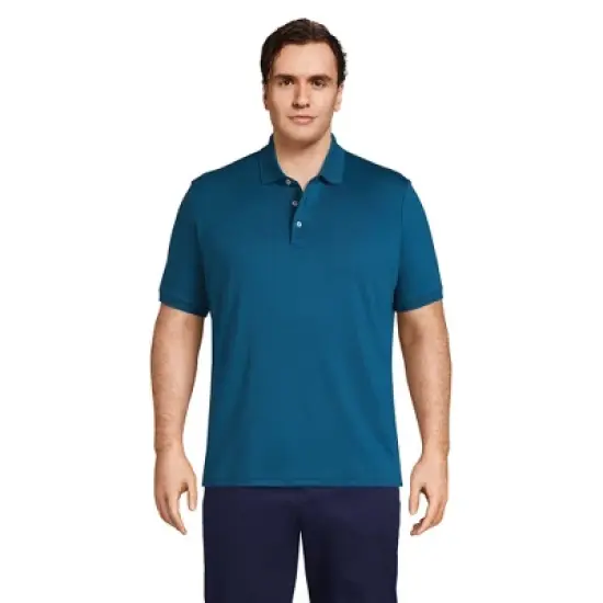 Lands' End Men's Short Sleeve Super Soft Supima Polo Shirt image {12}