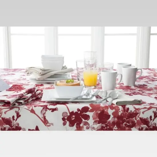 16pc Porcelain Square Dinnerware Set White - Threshold&trade;: Microwave & Dishwasher Safe, Service for 4, Traditional Style image {1}