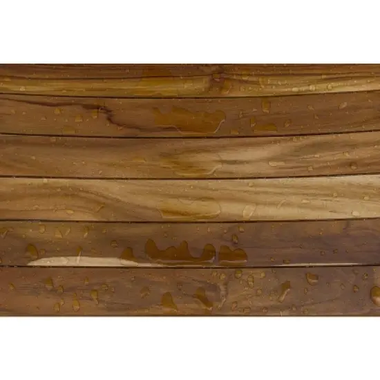 EcoDecors&reg; Serenity&reg; 30" Teak Wood Shower Bench with Shelf in EarthyTeak Finish image {9}