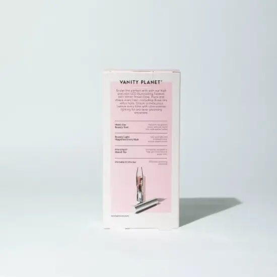 Vanity Planet LED Tweezers with Mirror Case - 1ct image {4}