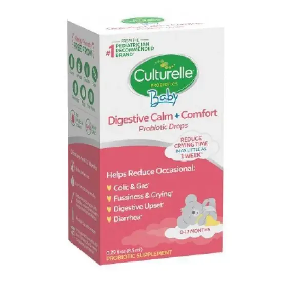 Culturelle Baby Calm + Comfort Probiotic Drops for Colic Reduction for Babies and Infants - 0.29 fl oz image {2}