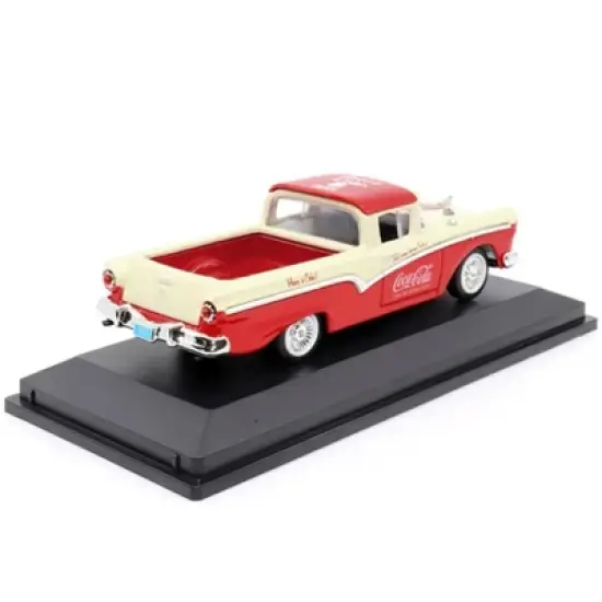 1957 Ford Ranchero "Coca-Cola" Red and Cream 1/43 Diecast Model Car by Motor City Classics image {3}