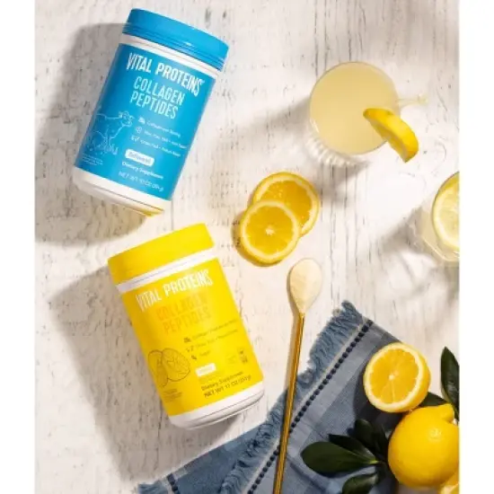 Vital Proteins Lemon Collagen Peptides Dietary Supplement - 11oz image {2}