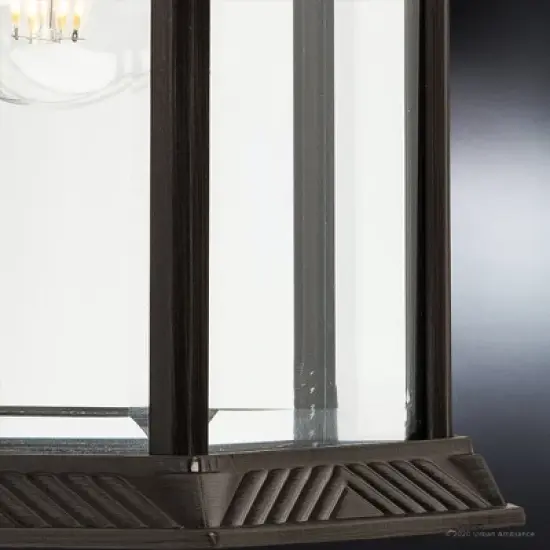 Urban Ambiance Luxury Transitional Outdoor Wall Sconce 18.125''H x 9.75''W,  Olde Bronze Finish,  Greensboro Collection, UHP1372 image {6}