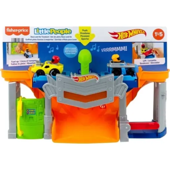 Fisher-Price Little People Hot Wheels Racetrack image {5}
