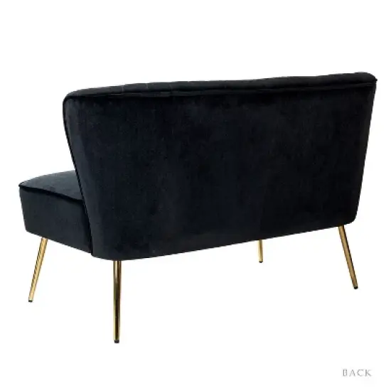 Velvet Nicolas Loveseat Sofa | Karat Home image {5}