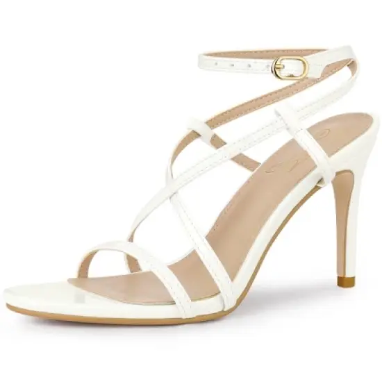 Perphy Strappy Slingback Open Toe Stiletto Heels Sandals for Women image {5}