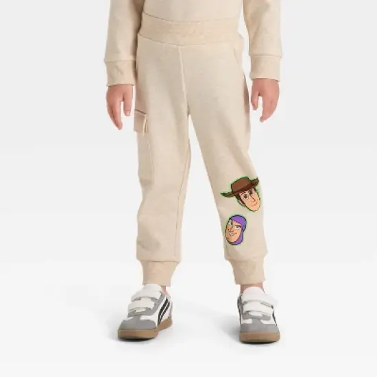 Toddler Boys' 2pc Disney Toy Story Fleece Pullover and Bottom Set - Beige image {3}