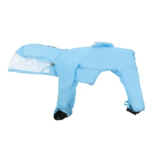 Unique Bargains Dog Raincoat with Four-Leg Protection Blue 1 Pc image {6}