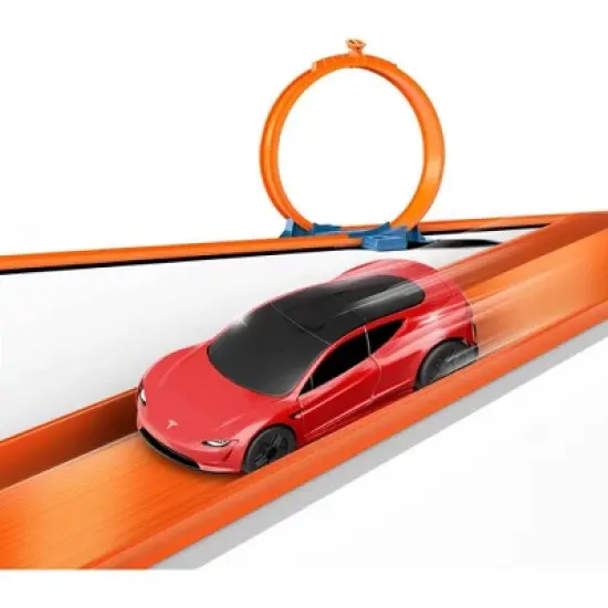 Hot Wheels 1:64 Scale Remote Control Tesla Roadster Vehicle image {2}