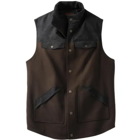 Boulder Creek by KingSize Men's Big & Tall &trade; PLAID MULTI-POCKET VEST image {4}
