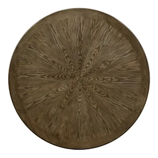 Iohomes Jellison Transitional Round Dining Table Light Oak - HOMES: Inside + Out image {2}