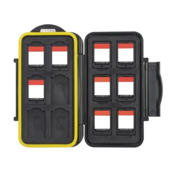 Insten Game Card Case For Nintendo Switch & OLED Model Games Storage Holder, 12 Game & SD Slots, Water-Resistant & Shock-Absorption image {2}