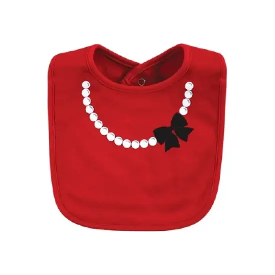 Hudson Baby Infant Girl Cotton Bibs, Scottie Dogs image {4}