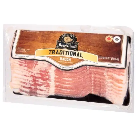 Boar's Head Naturally Smoked Traditional Bacon - 16oz image {4}