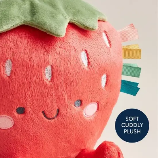 Itzy Ritzy Sweetie Snuggles Plush Stuffed Animal - Strawberry image {2}