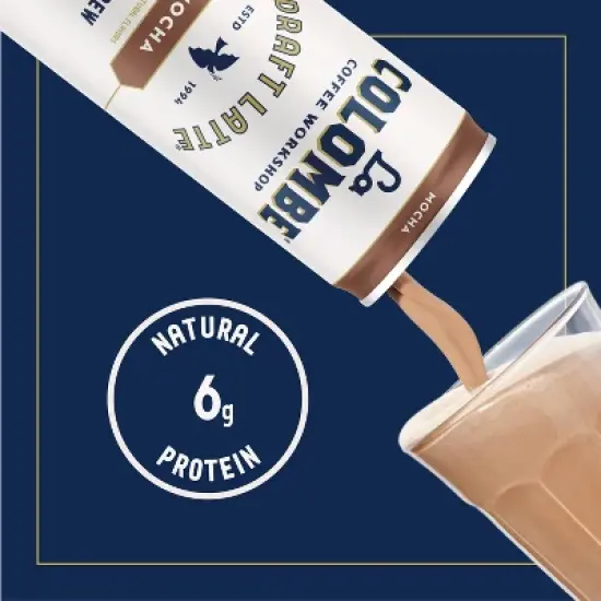 La Colombe Mocha Draft Latte - 4pk/9 fl oz Cans image {1}
