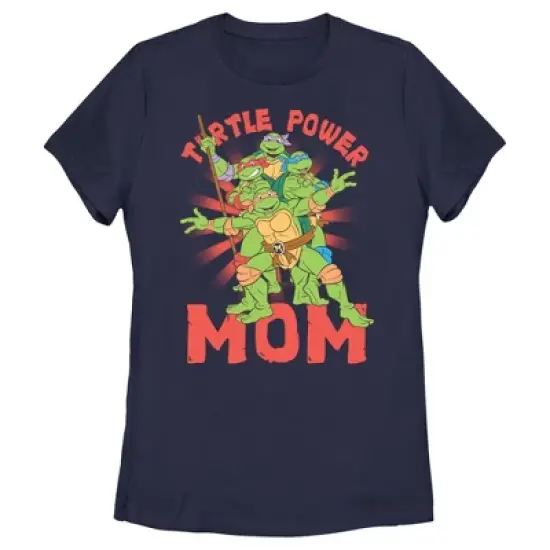 Women's Teenage Mutant Ninja Turtles Turtle Power Mom  T-Shirt -  - image {3}