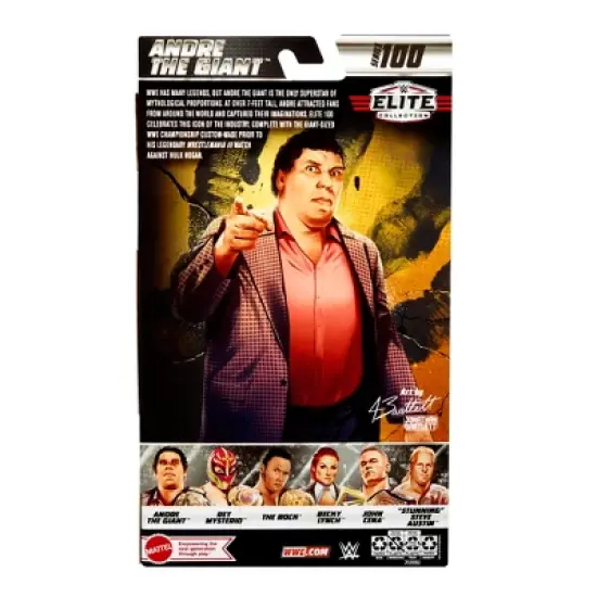 WWE Elite 100 Teal Jacket Andre the Giant Action Figure (Chase Variant) image {1}