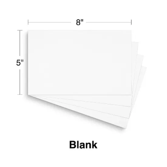 Staples 5" x 8" Unruled Index Cards 500/Pack (51005) 233460 image {3}