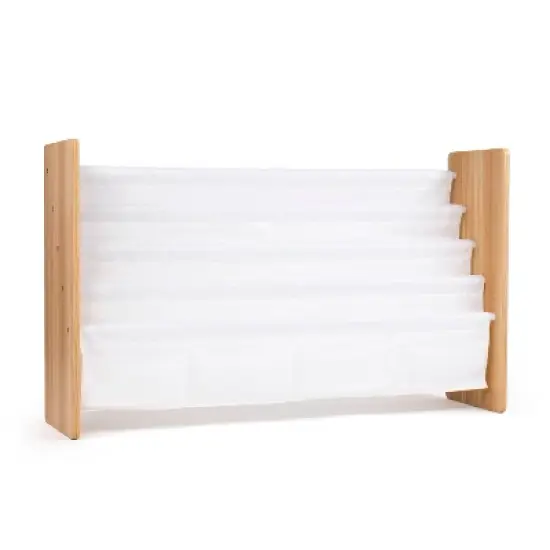 Kids' Bookrack 4 Tier Front Pockets Book Organizer - Humble Crew image {4}