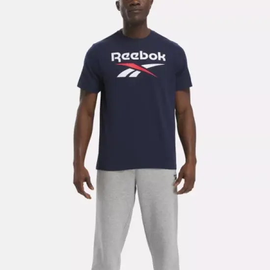 Reebok Identity Big Stacked Logo T-Shirt image {9}