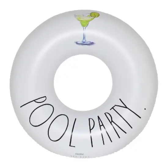 CocoNut Float Rae Dunn 48" Ring Pool Float image {15}