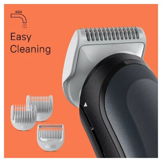 Braun Series 3 BG3340 Men's Rechargeable Body Groomer + 2 Attachment Combs image {7}