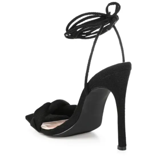 Journee Collection Womens Edelie Tru Comfort Foam Open Toe High Stiletto Pumps image {6}