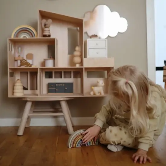 Mushie Rainbow Stacker Toy image {2}