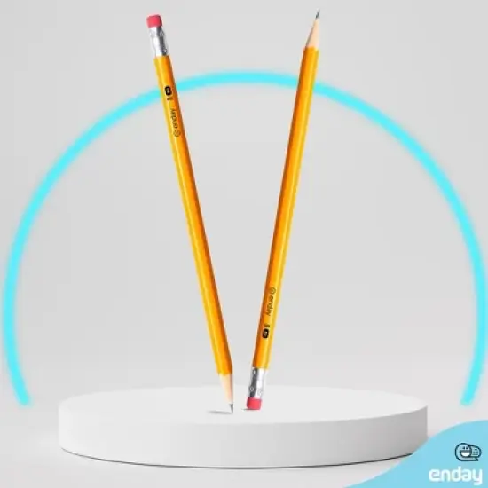 Enday Bulk Box of # 2 Pre-Sharpened Wood Pencils image {4}