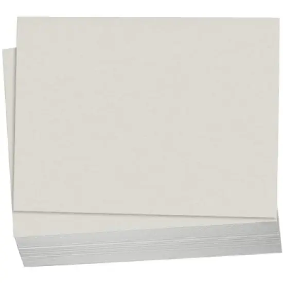 Hamilco Colored Carstock Paper Gray Bristol Vellum Card Stock - Blank Index Flash Note & Post Cards 5 x 7" - 67 lb Cover for Printer &ndash; 100 Pack image {6}