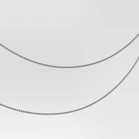 25' Plastic Bead Decorative Christmas Tree Garland - Wondershop&trade; image {4}