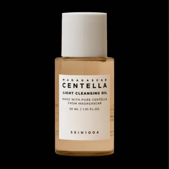 SKIN1004 Madagascar Centella Light Cleansing Oil Korean Skincare Soothing and Gentle Oil Cleanser for Makeup Impurities Removal - 30ml image {5}