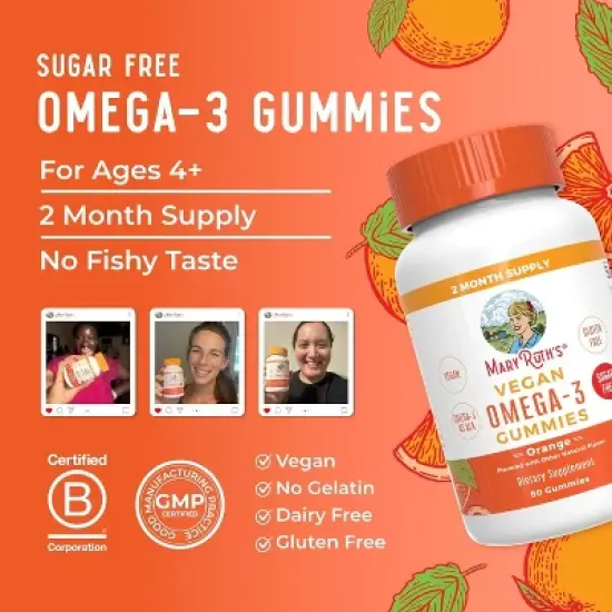 MaryRuth's Vegan Omega-3 Gummies image {7}