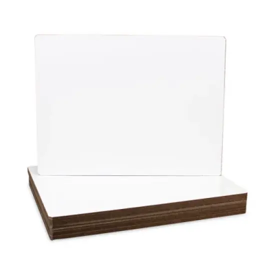 Flipside Dry Erase Board, 12 x 9, White Surface, 12/Pack image {1}