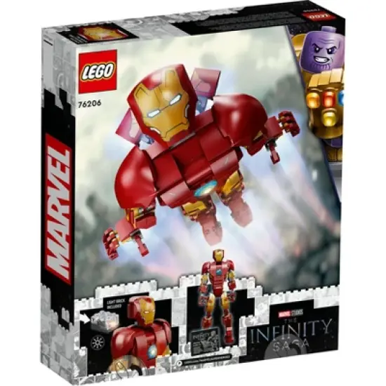 LEGO Marvel Iron Man Figure Building Toy, Infinity Saga 76206 image {3}