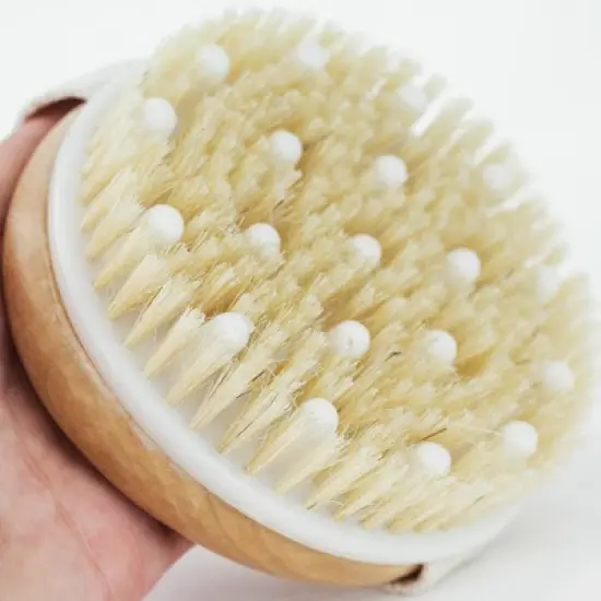 Beauty by Earth Round Dry Brush With Cellulite Massager image {11}