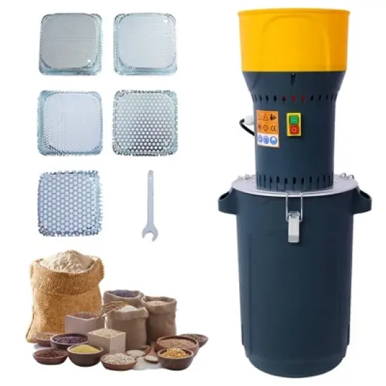 25L Grain Mill Grinder Electric Corn Grinder, Grain mills Mill Flour Mills, Farm Home Electric Grinder,Wheat Grinder with 5 Grinder Sieves+1Wrench image {6}