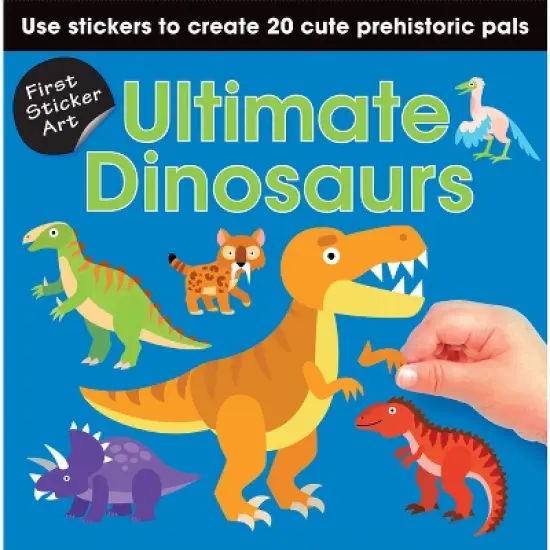 First Sticker Art: Ultimate Dinosaurs - by  Paul Calver & Toby Reynolds (Paperback) image {1}