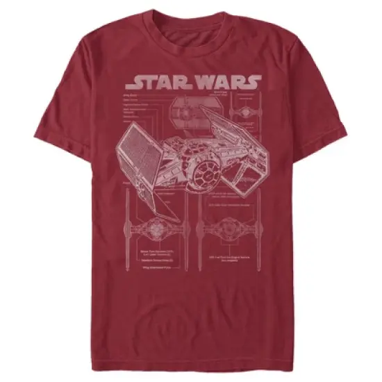 Men's Star Wars TIE Fighterprint T-Shirt image {8}