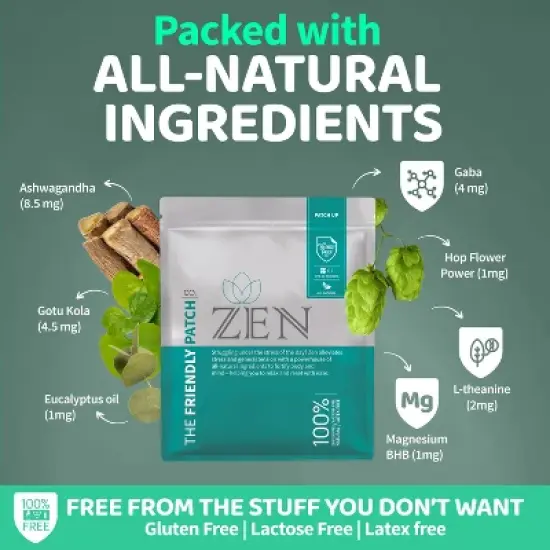 The Friendly Patch Essentials 8 QTY Multipack- Sleep, Stress, Energy, Immune image {5}