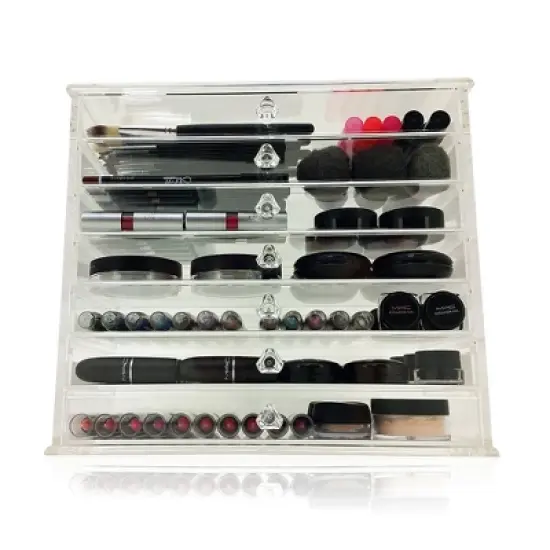 OnDisplay Caitlyn 7 Tier Acrylic Cosmetic/Makeup Organizer image {2}