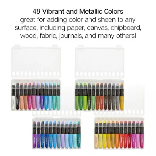 KINGART Gel Stick Crayons 48 Colors image {3}