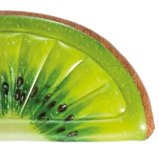 Intex Giant Inflatable 70 Inch Kiwi Slice Mat Swimming Pool Float Lounger Raft image {4}