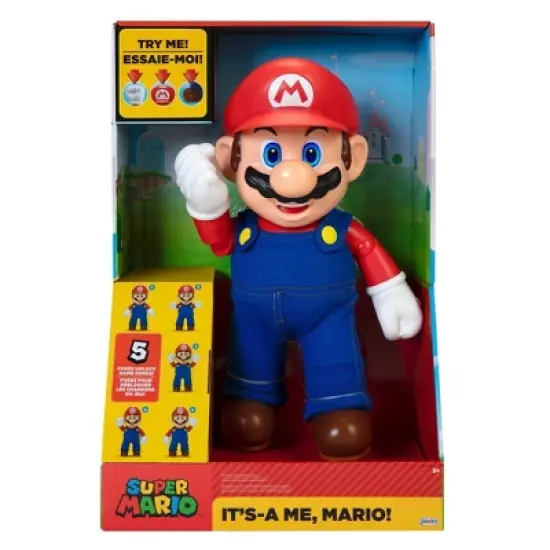 Nintendo "It's-A Me, Mario!" Super Mario Figure image {7}